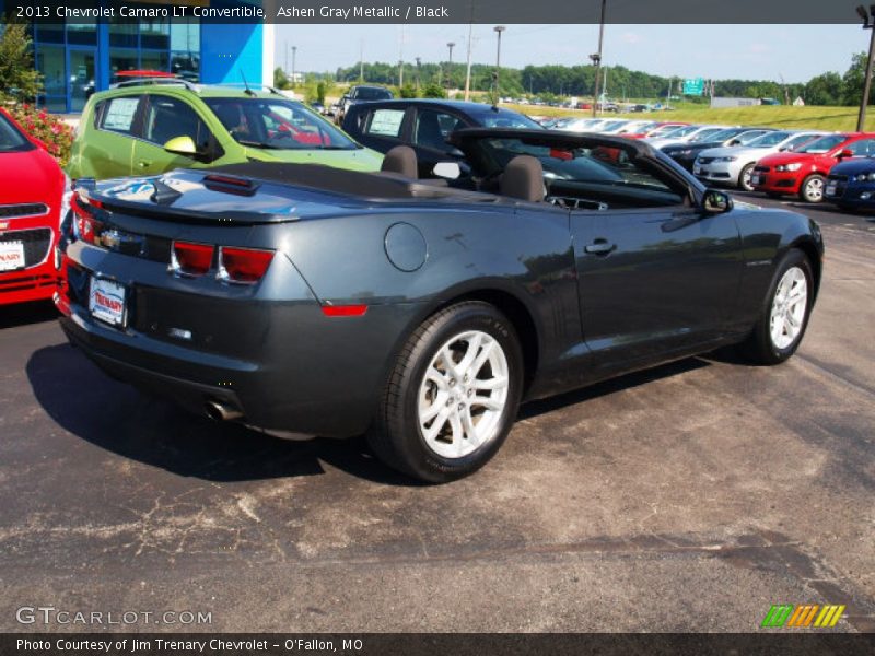 Ashen Gray Metallic / Black 2013 Chevrolet Camaro LT Convertible