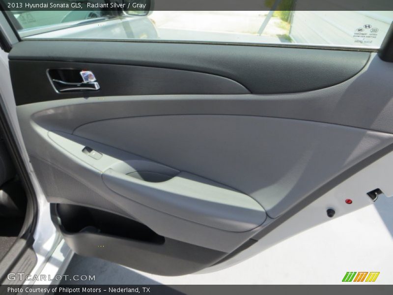 Radiant Silver / Gray 2013 Hyundai Sonata GLS