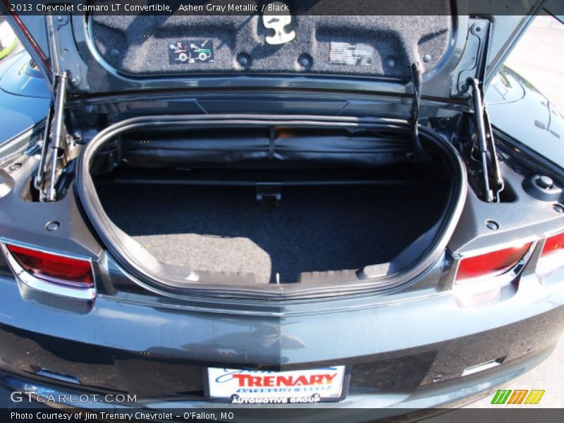 Ashen Gray Metallic / Black 2013 Chevrolet Camaro LT Convertible