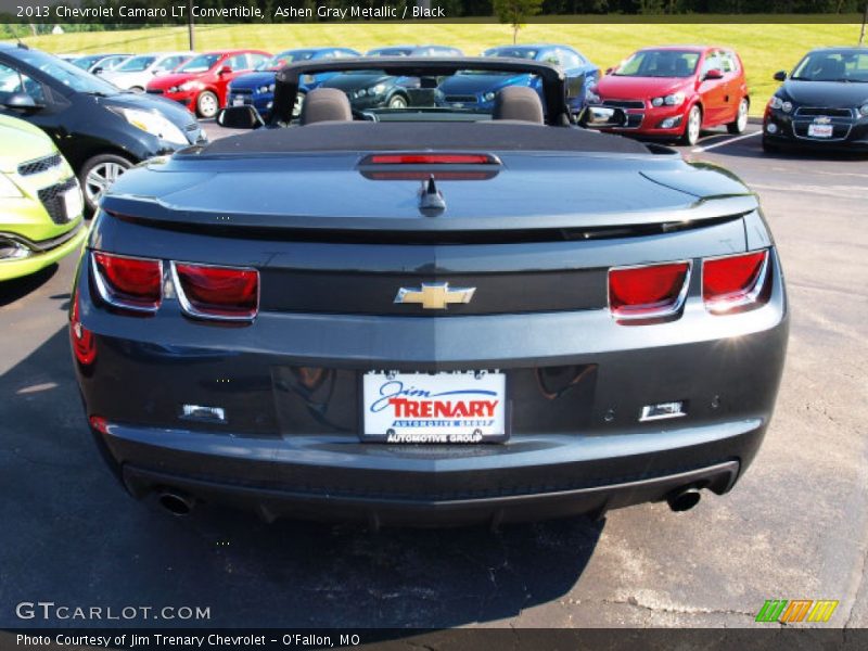 Ashen Gray Metallic / Black 2013 Chevrolet Camaro LT Convertible