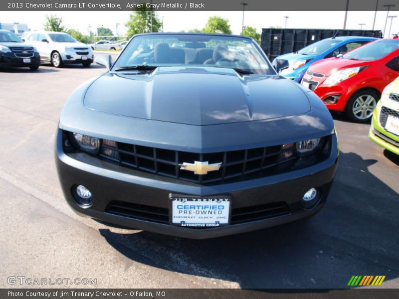 Ashen Gray Metallic / Black 2013 Chevrolet Camaro LT Convertible