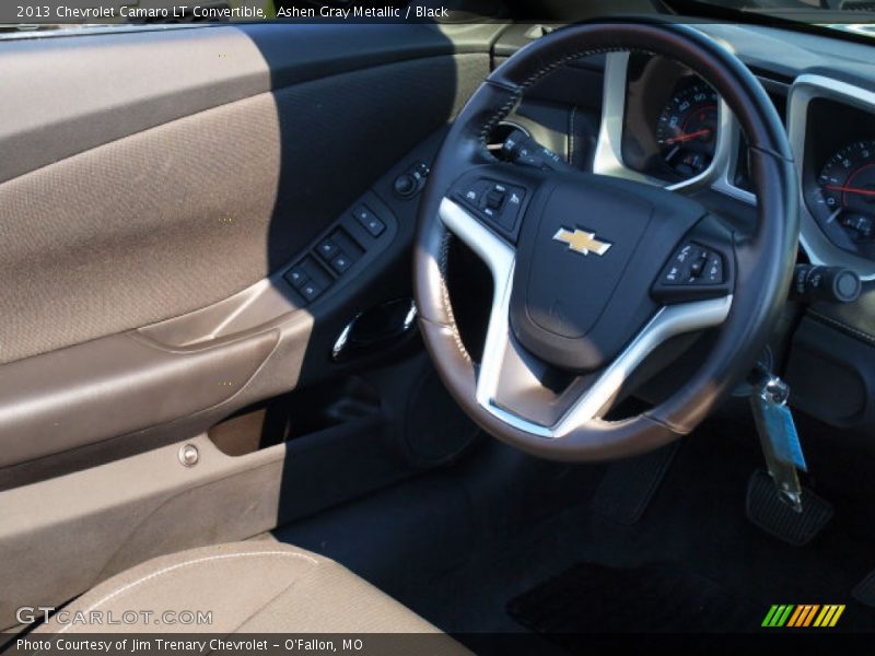 Ashen Gray Metallic / Black 2013 Chevrolet Camaro LT Convertible