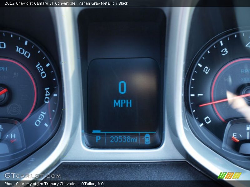 Ashen Gray Metallic / Black 2013 Chevrolet Camaro LT Convertible