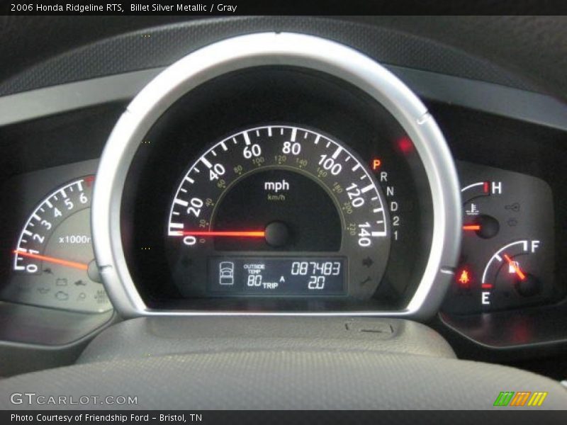 Billet Silver Metallic / Gray 2006 Honda Ridgeline RTS
