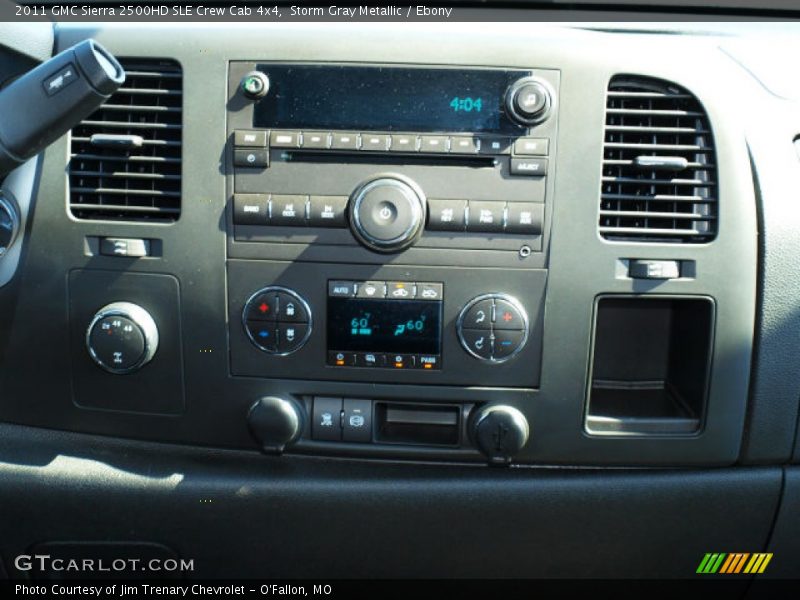 Storm Gray Metallic / Ebony 2011 GMC Sierra 2500HD SLE Crew Cab 4x4
