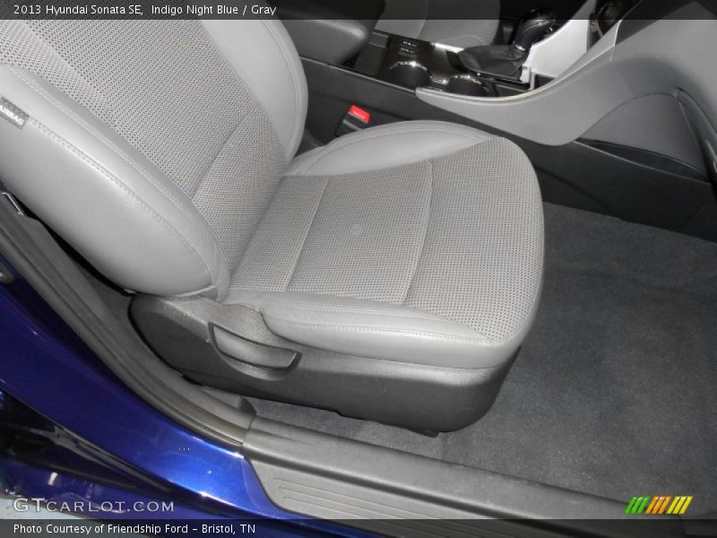 Indigo Night Blue / Gray 2013 Hyundai Sonata SE