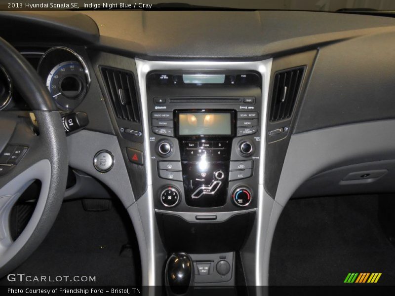 Indigo Night Blue / Gray 2013 Hyundai Sonata SE