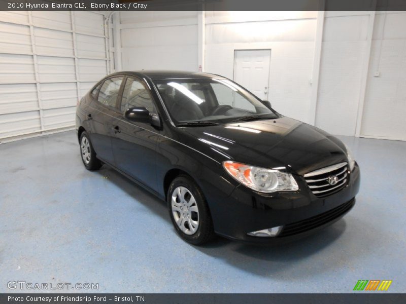 Ebony Black / Gray 2010 Hyundai Elantra GLS