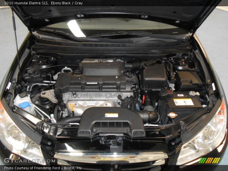 Ebony Black / Gray 2010 Hyundai Elantra GLS