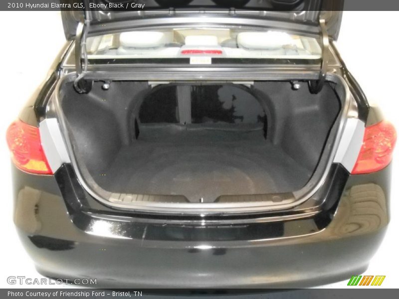 Ebony Black / Gray 2010 Hyundai Elantra GLS