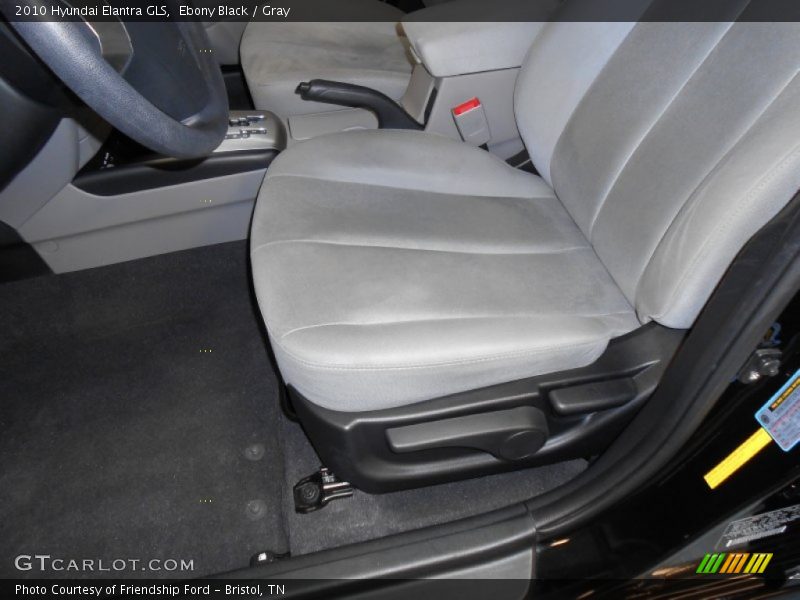 Ebony Black / Gray 2010 Hyundai Elantra GLS