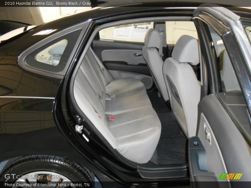 Ebony Black / Gray 2010 Hyundai Elantra GLS