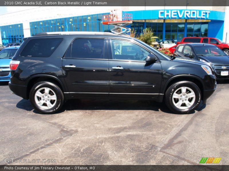 Carbon Black Metallic / Light Titanium 2010 GMC Acadia SLE