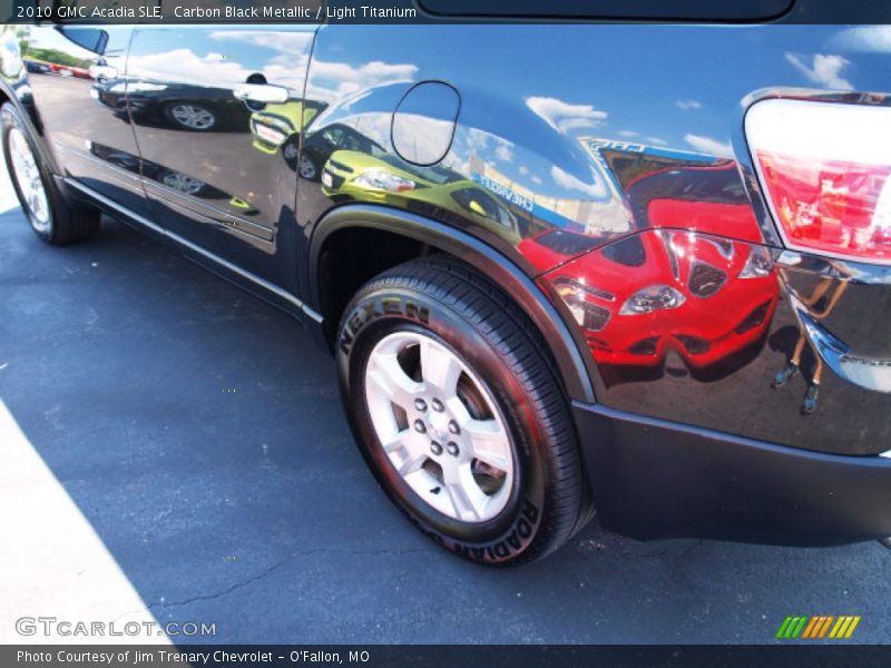 Carbon Black Metallic / Light Titanium 2010 GMC Acadia SLE