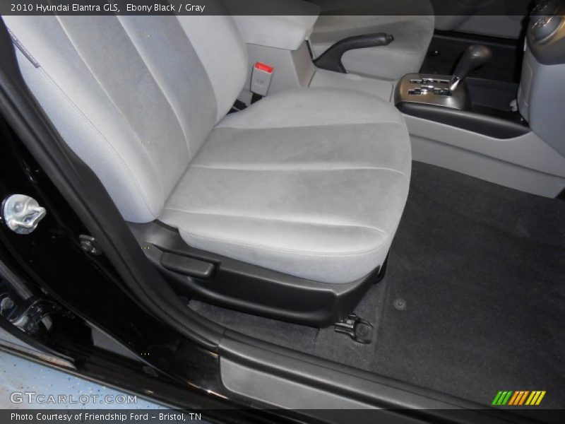 Ebony Black / Gray 2010 Hyundai Elantra GLS