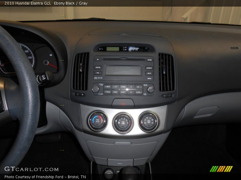 Ebony Black / Gray 2010 Hyundai Elantra GLS