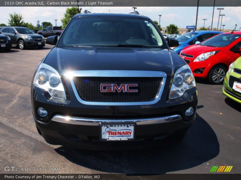 Carbon Black Metallic / Light Titanium 2010 GMC Acadia SLE