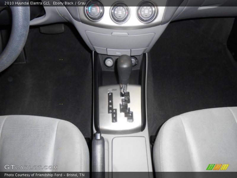 Ebony Black / Gray 2010 Hyundai Elantra GLS