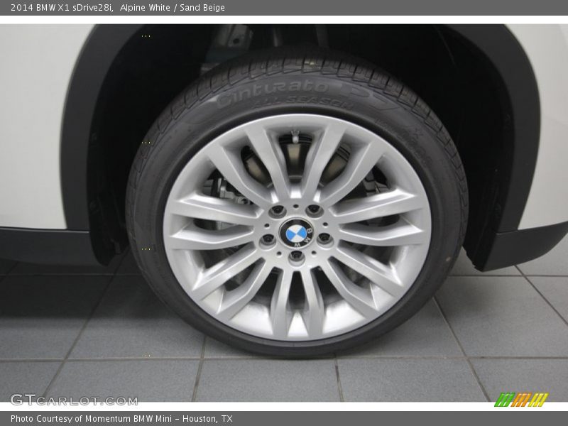 Alpine White / Sand Beige 2014 BMW X1 sDrive28i