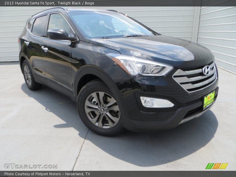 Twilight Black / Beige 2013 Hyundai Santa Fe Sport