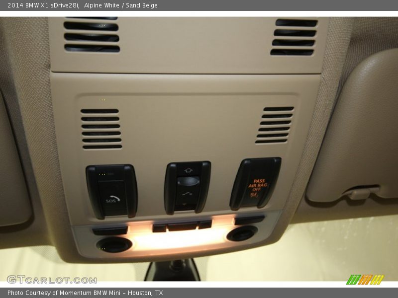 Alpine White / Sand Beige 2014 BMW X1 sDrive28i