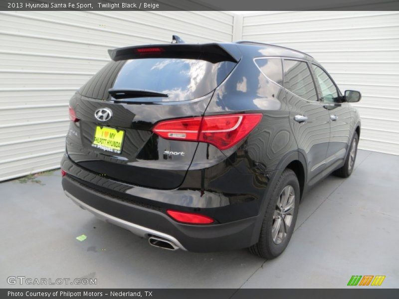Twilight Black / Beige 2013 Hyundai Santa Fe Sport
