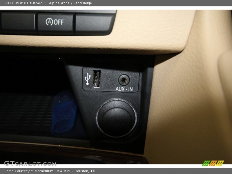 Alpine White / Sand Beige 2014 BMW X1 sDrive28i