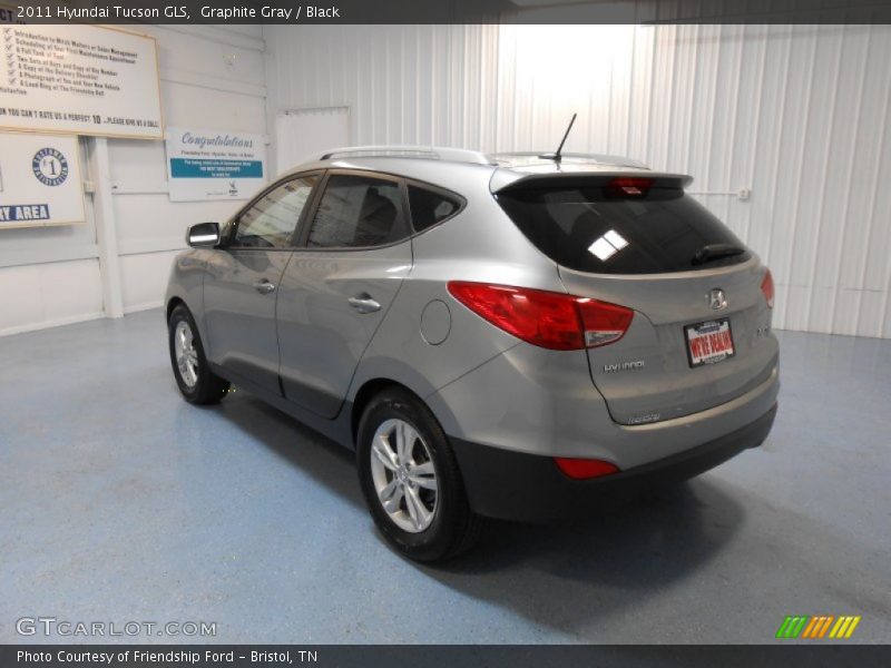 Graphite Gray / Black 2011 Hyundai Tucson GLS