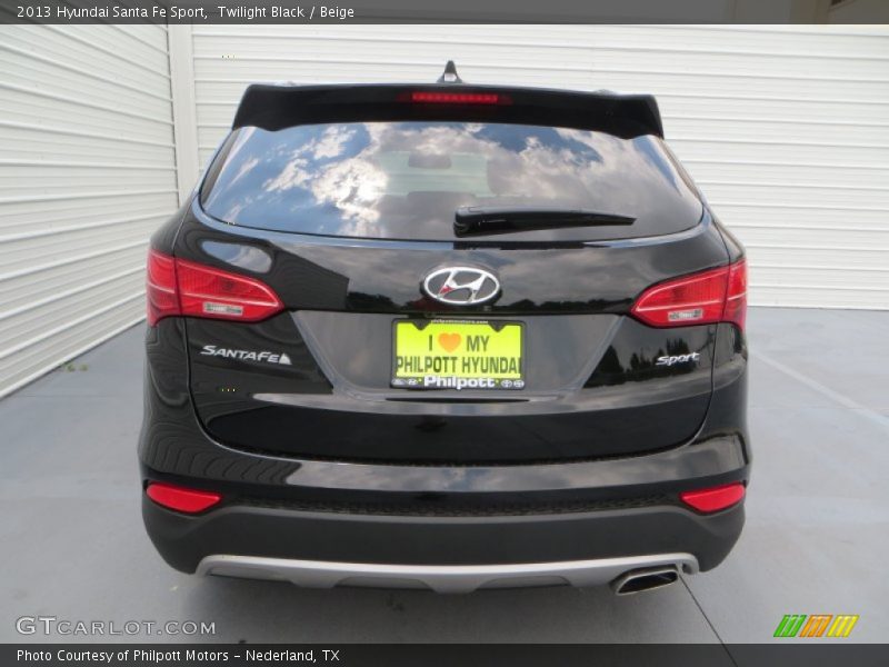 Twilight Black / Beige 2013 Hyundai Santa Fe Sport
