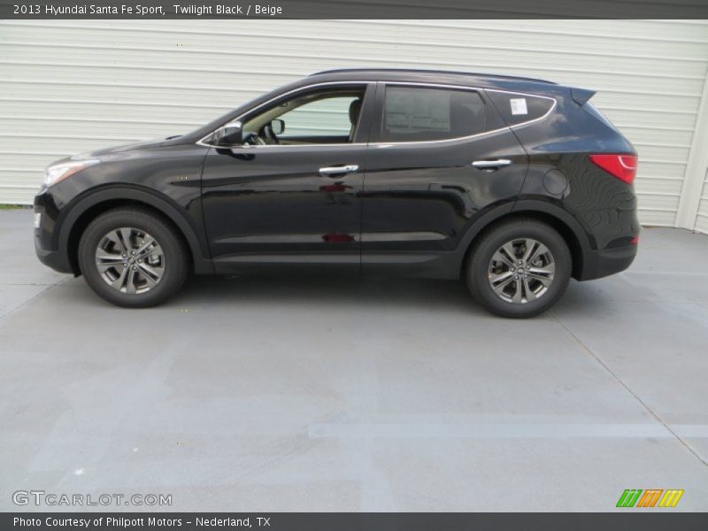 Twilight Black / Beige 2013 Hyundai Santa Fe Sport