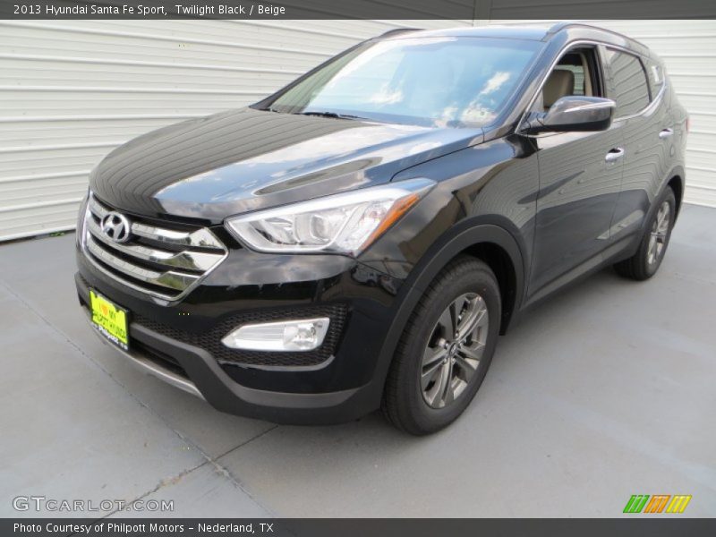 Twilight Black / Beige 2013 Hyundai Santa Fe Sport