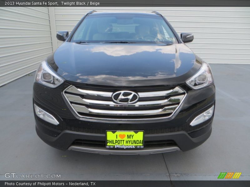 Twilight Black / Beige 2013 Hyundai Santa Fe Sport