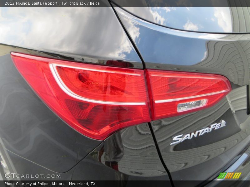 Twilight Black / Beige 2013 Hyundai Santa Fe Sport