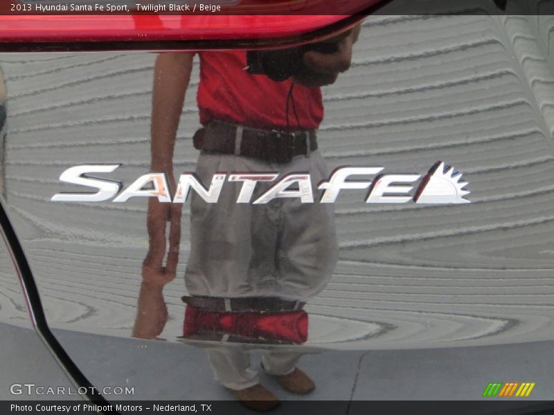 Twilight Black / Beige 2013 Hyundai Santa Fe Sport