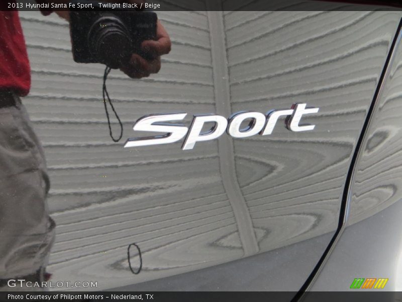 Twilight Black / Beige 2013 Hyundai Santa Fe Sport