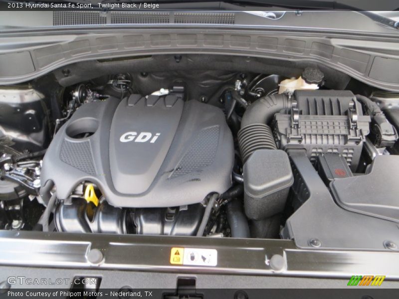 Twilight Black / Beige 2013 Hyundai Santa Fe Sport