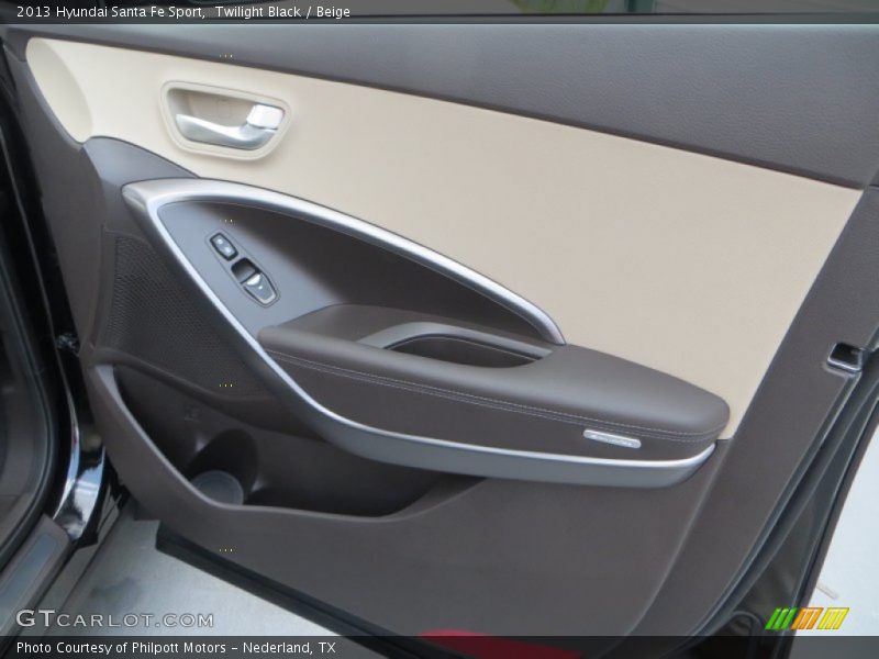 Twilight Black / Beige 2013 Hyundai Santa Fe Sport