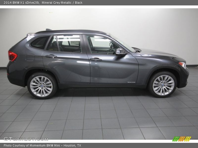 Mineral Grey Metallic / Black 2014 BMW X1 sDrive28i