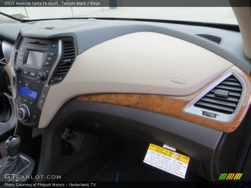 Twilight Black / Beige 2013 Hyundai Santa Fe Sport