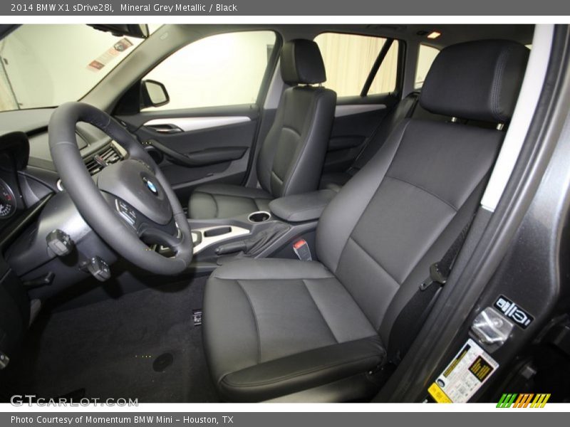 Mineral Grey Metallic / Black 2014 BMW X1 sDrive28i