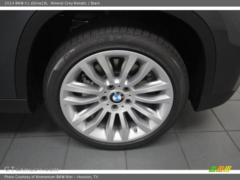 Mineral Grey Metallic / Black 2014 BMW X1 sDrive28i