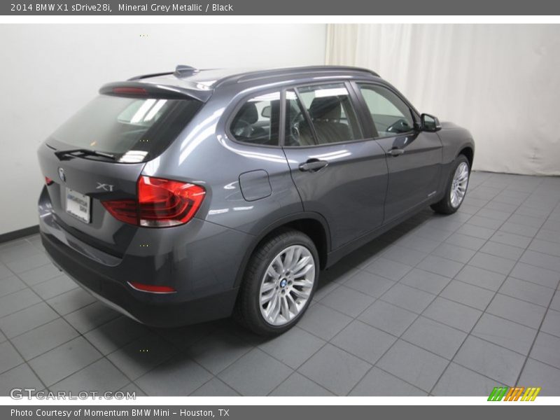 Mineral Grey Metallic / Black 2014 BMW X1 sDrive28i
