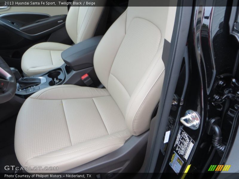 Twilight Black / Beige 2013 Hyundai Santa Fe Sport