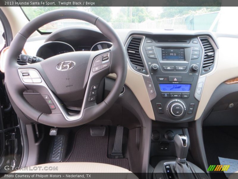 Twilight Black / Beige 2013 Hyundai Santa Fe Sport