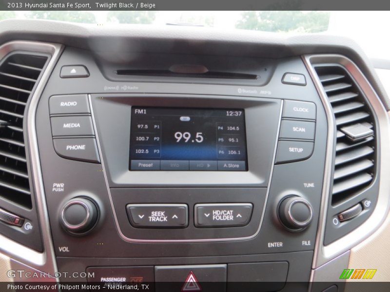 Twilight Black / Beige 2013 Hyundai Santa Fe Sport