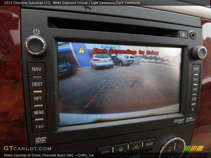 White Diamond Tricoat / Light Cashmere/Dark Cashmere 2013 Chevrolet Suburban LTZ