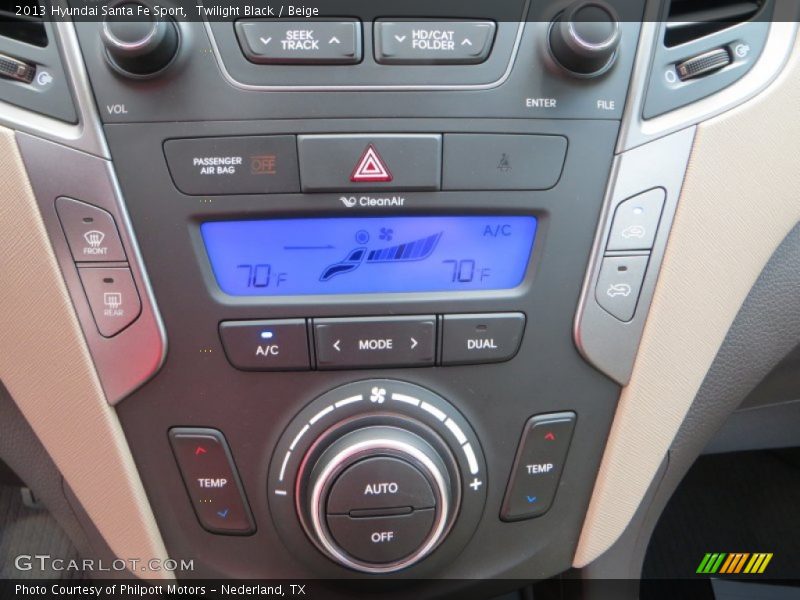 Twilight Black / Beige 2013 Hyundai Santa Fe Sport