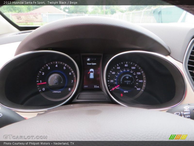 Twilight Black / Beige 2013 Hyundai Santa Fe Sport