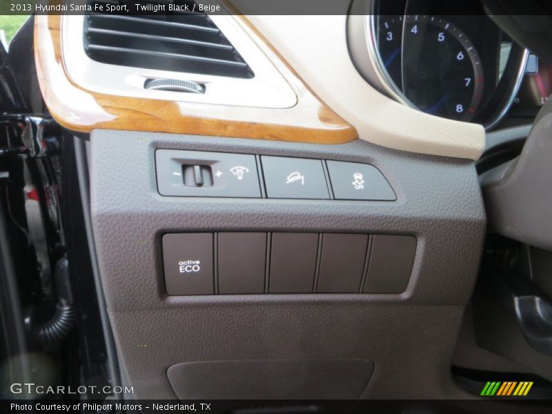 Twilight Black / Beige 2013 Hyundai Santa Fe Sport