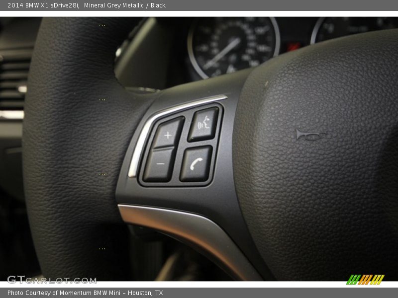 Mineral Grey Metallic / Black 2014 BMW X1 sDrive28i